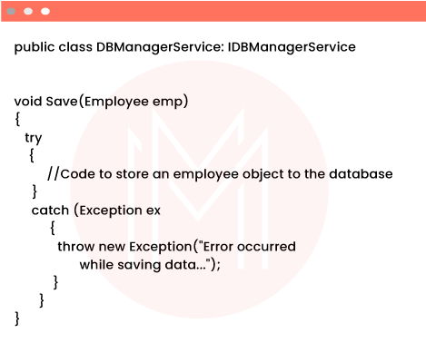 Exception in a WCF Example
