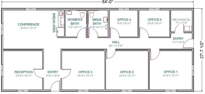 Office floor plan image