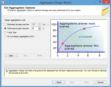 aggregation design wizard