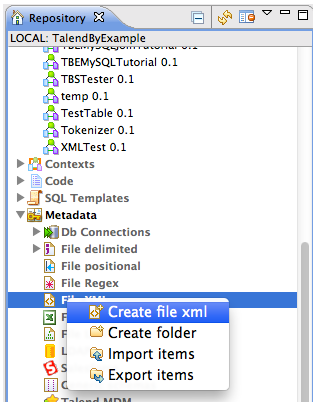 New XML File