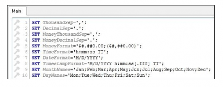 Number interpretation variables