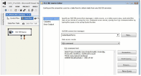 Data Flow design surface