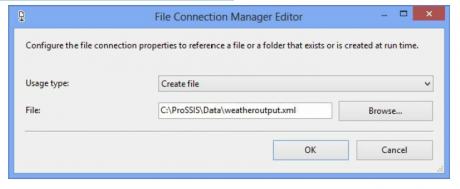 File Connection Manager Editor