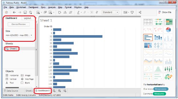 Tableau Dashboard