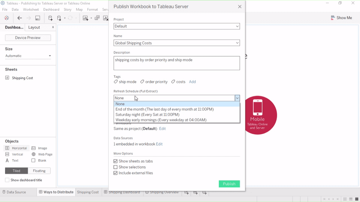 Sharing Conclusions in Tableau