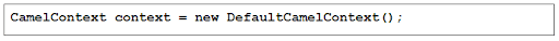Default Context Camel Class