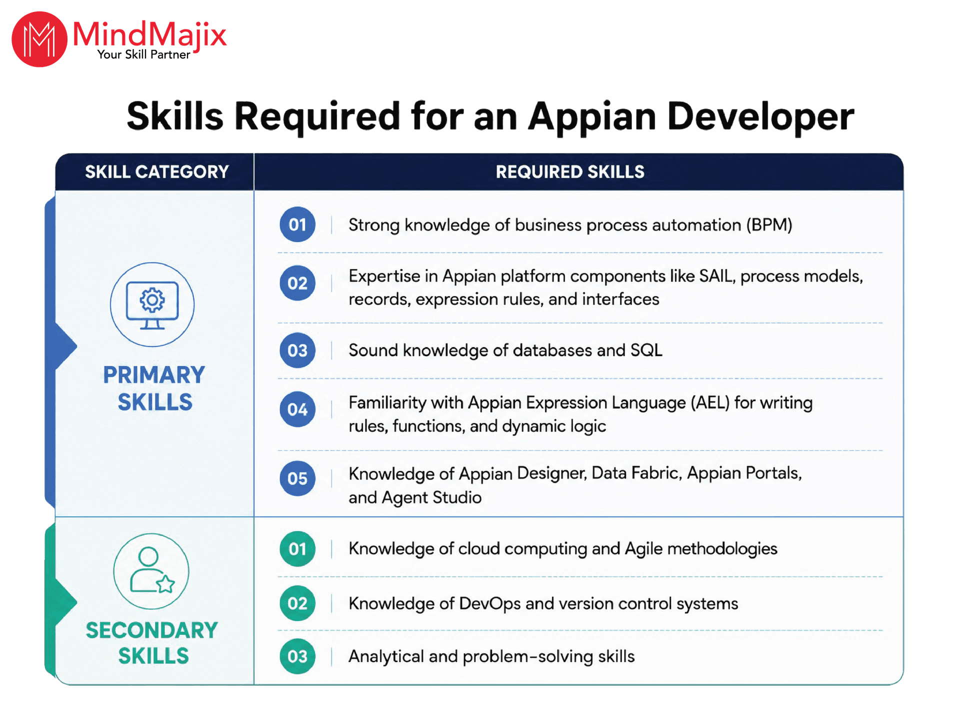 Skills Required for an Appian Developer