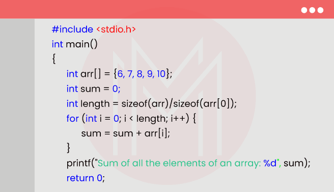  array in C