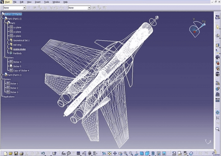 Computer-Aided Three-dimensional Interactive Application