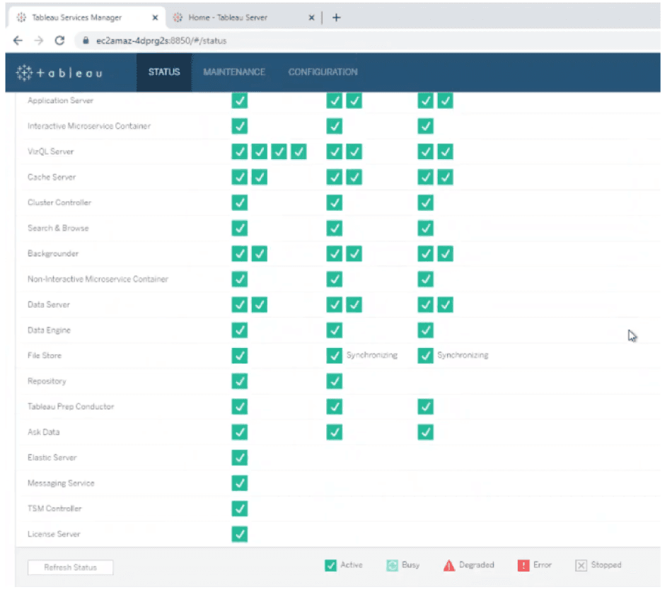 Configuration Status