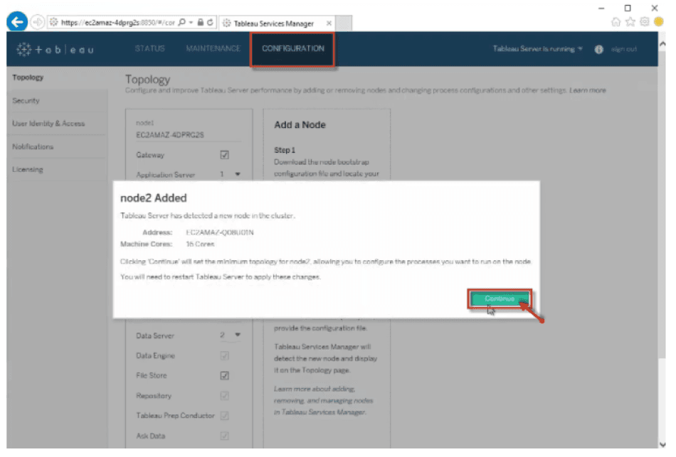 Adding Node 2