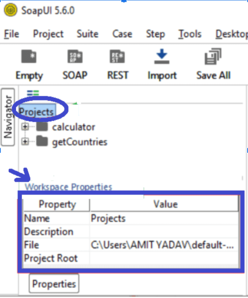  Workspace Default properties