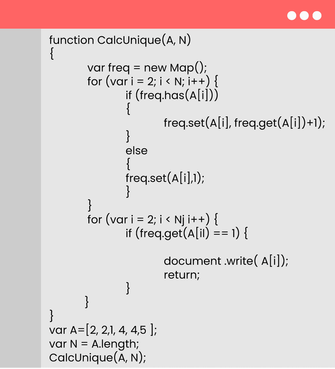 element in an array