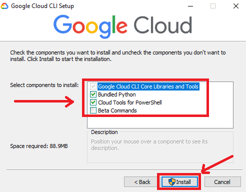 Google Cloud SDK Installation Step 6