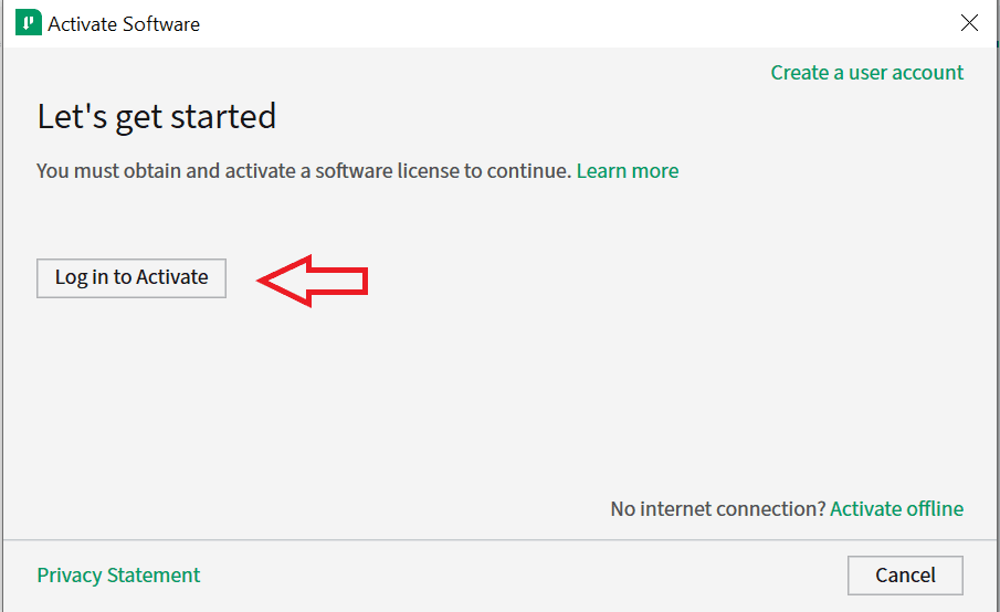NI software activation