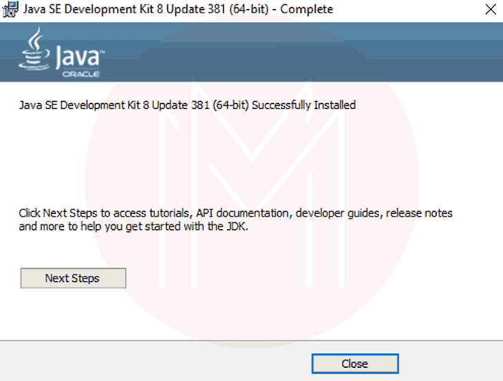 JDK Installation on Windows Step 7