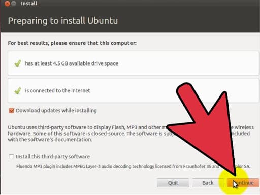 linux os installation