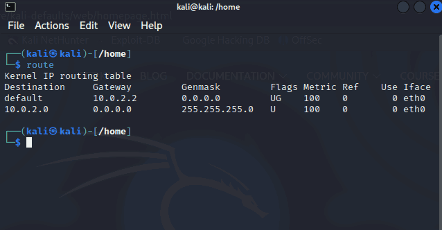 network configuration