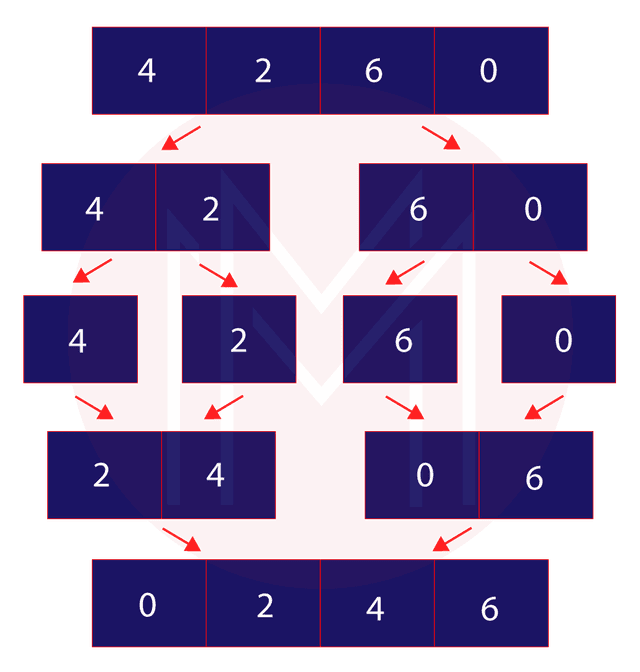 Merge Sort algorithm work