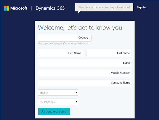 Setting up Microsoft Dynamics CRM 