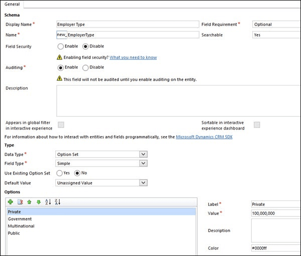 Adding Fields on Form