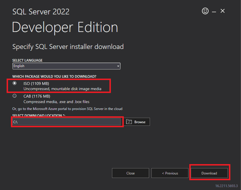 SQL Server Installation Step 3