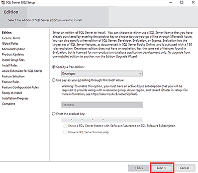 SQL Server Installation Step 8