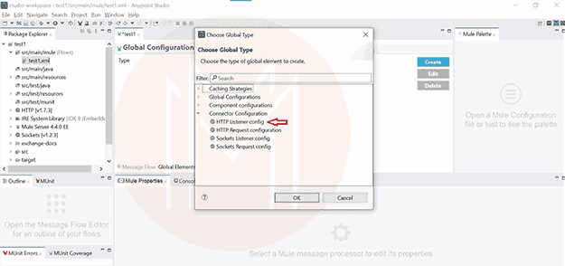 Configuring Mulesoft step 5