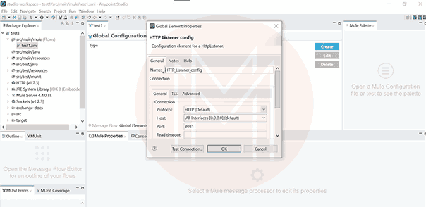 Configuring Mulesoft step 6