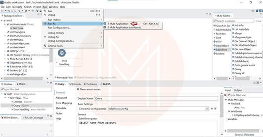 Integrating with Salesforce step 5