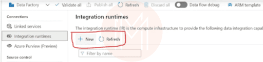 Set-Up Integration Runtime + New