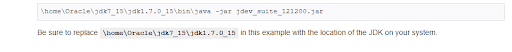 Oracle Java Jar JDK directory