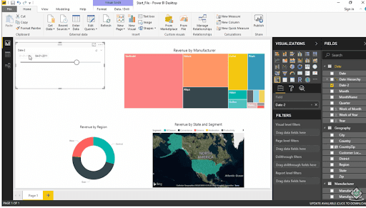 Before slicer in Power BI