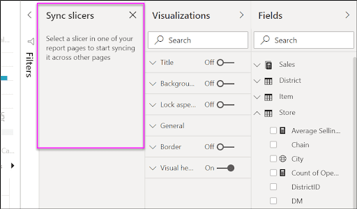 Sync Slicers in Power BI