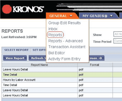 Timecard Reports