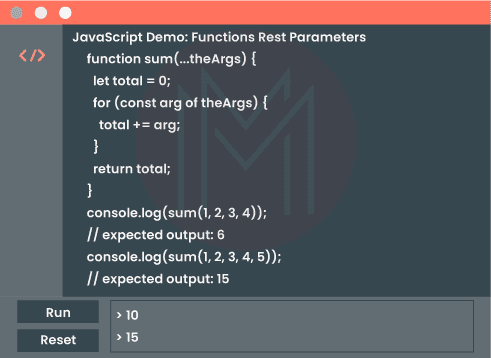 rest parameters