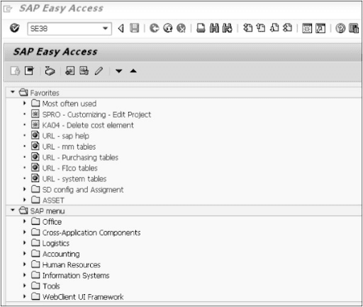 SAP ABAP Editor