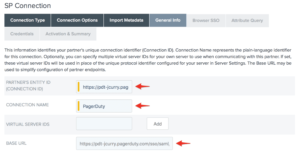 SP Connection General info