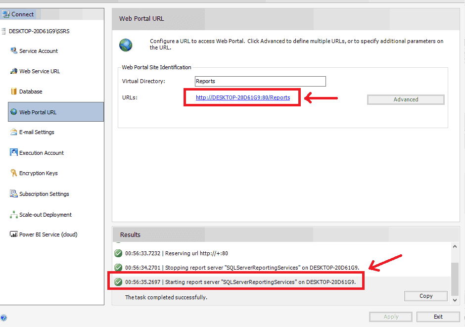 SSRS Installation on Windows Step 23