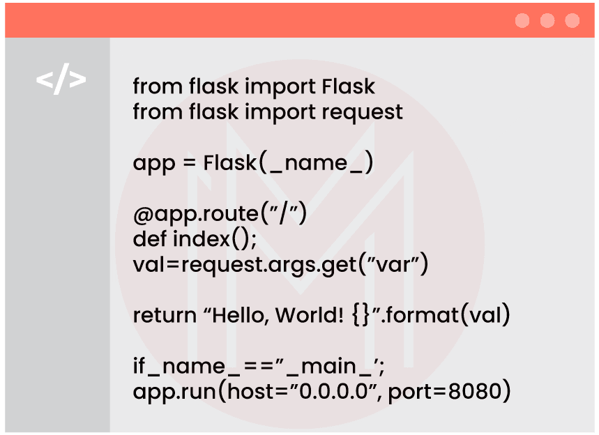 Get a String in Flask