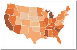 Choropleth map