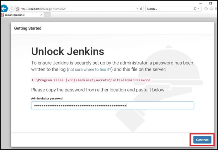 Unlock Jenkins