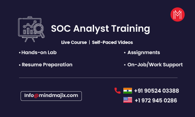 SOC Analyst Training || "Reco slider img"