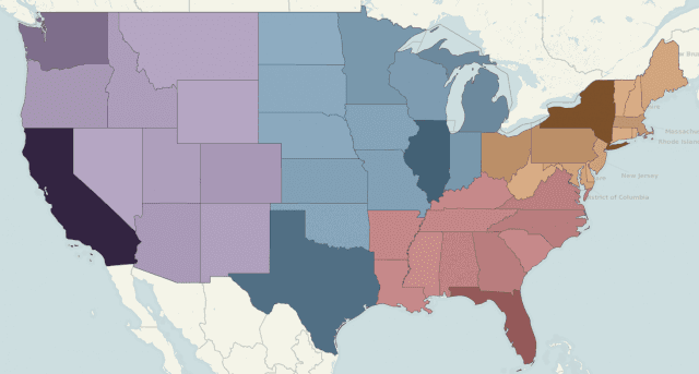 Tableau Data in Geographically