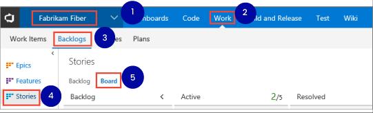 types of backlogs and board options are available in Azure boards