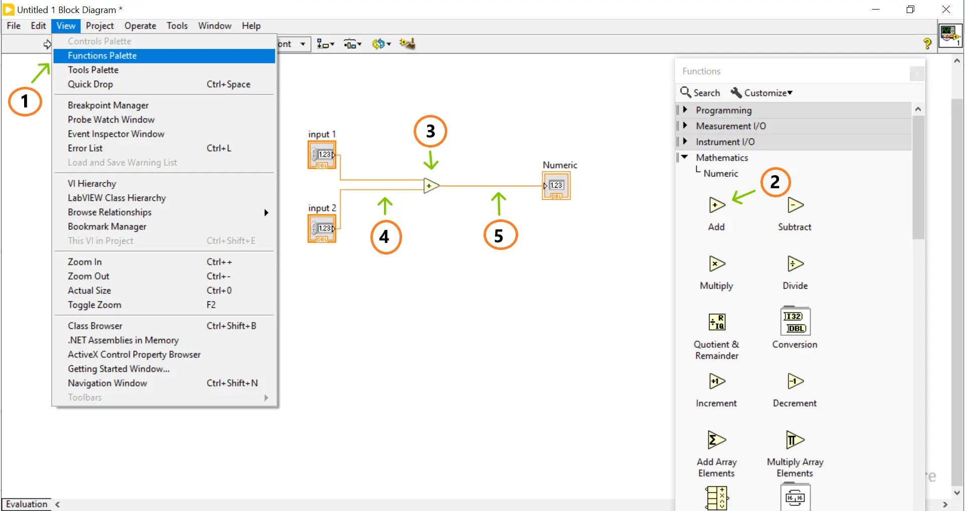 Create the Block Diagram