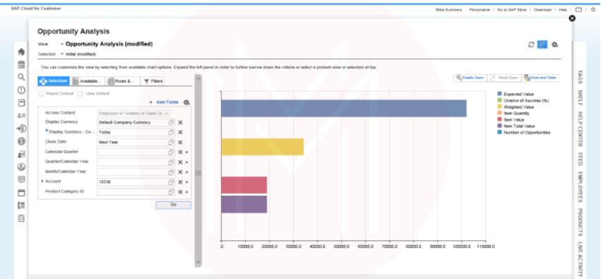 SAP C4C Business Analytics