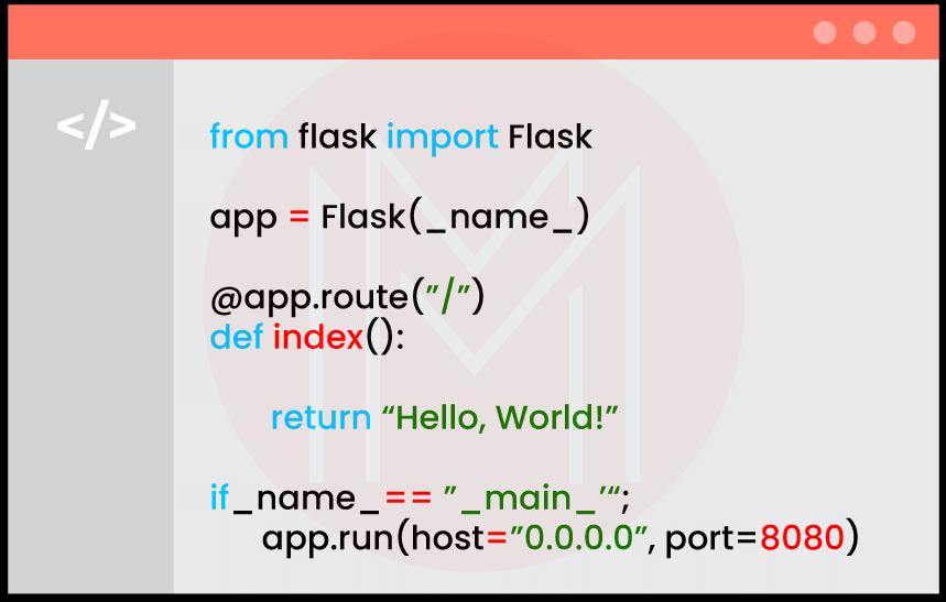Code to Change the Default Host and Port in Flask
