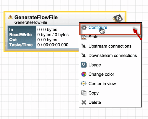 generate flow file processor
