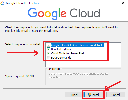 Google Cloud SDK Installation Step 6